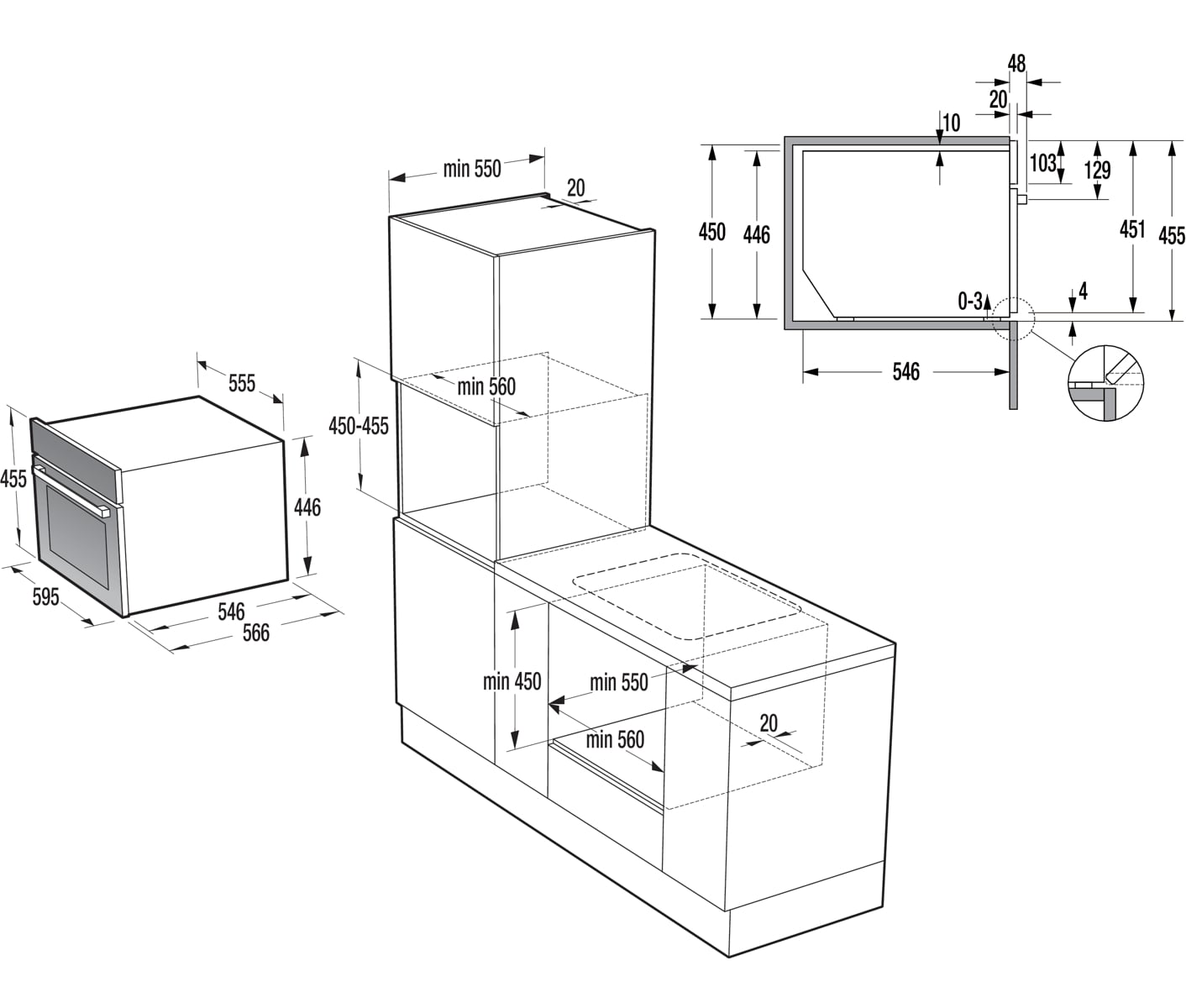 Gorenje BCM4058B  Kombiovn