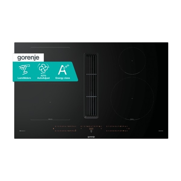 Gorenje GEH8433BSCWF induktionskogeplade med integreret emhætte