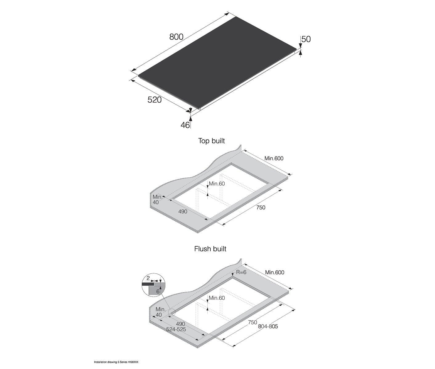 Asko HI5842FBG1 Induktionskogeplade billede 4