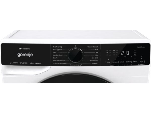 Gorenje - Vaskemaskine - frontbetjening - 8 kg