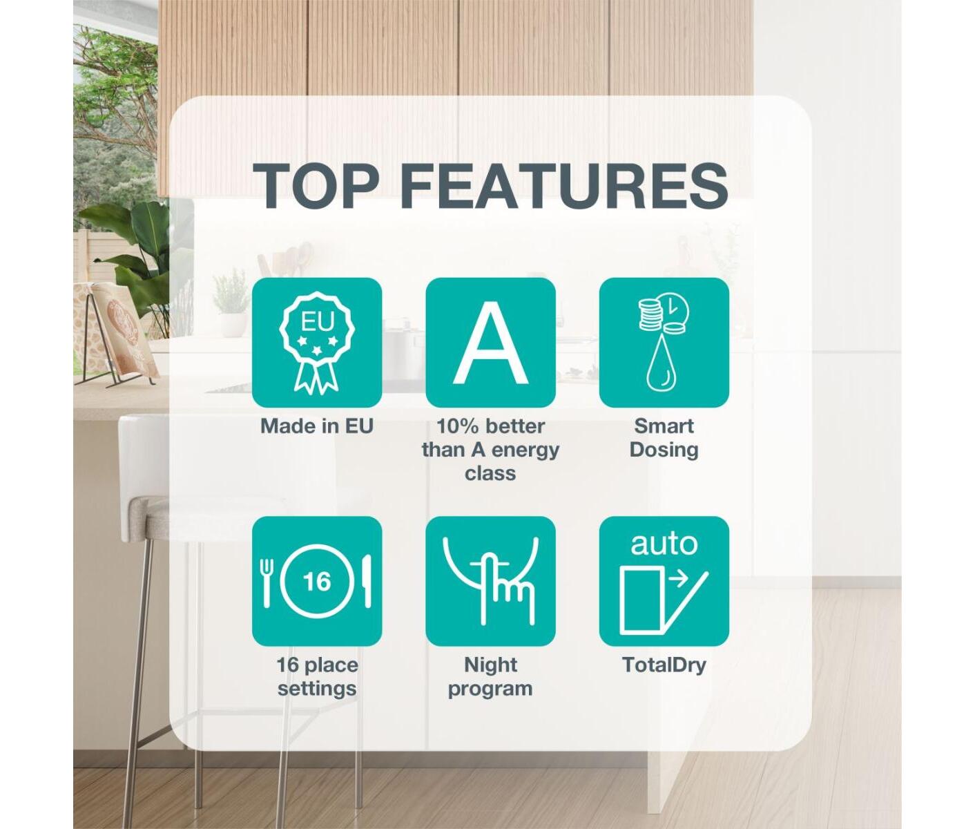 Gorenje GV693A65AD Integrerbar Opvaskemaskine