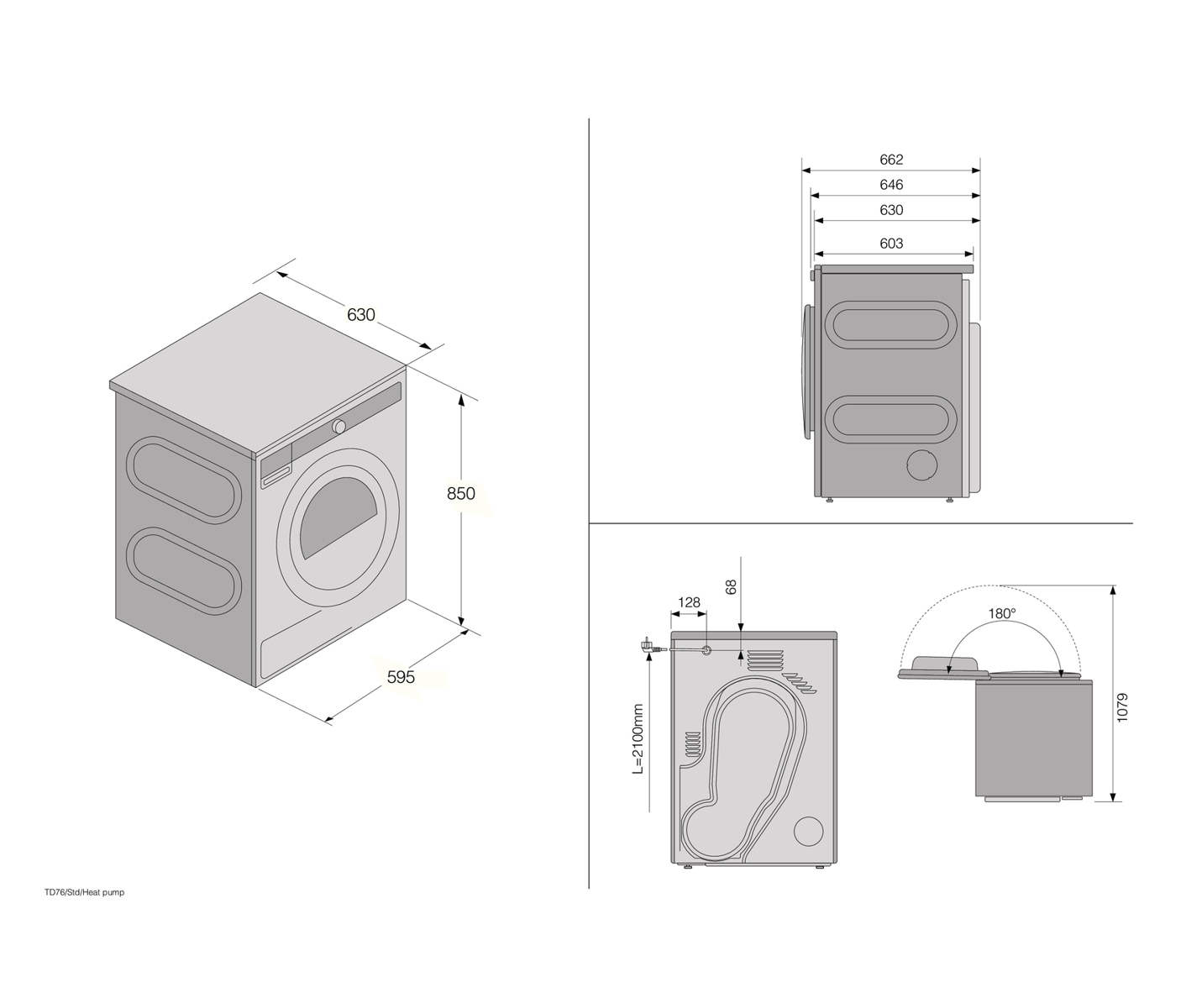 Asko T509HRW Kondenstørretumbler billede 6