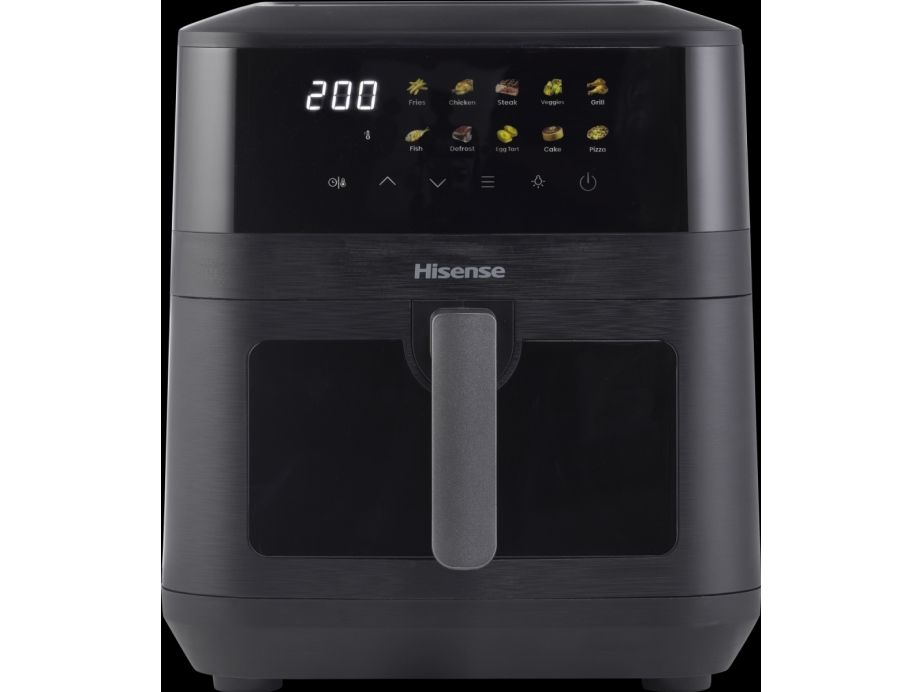 Hisense HAF2100DCD - Varmluftsrister - 7.7 liter - 2100 W - sort