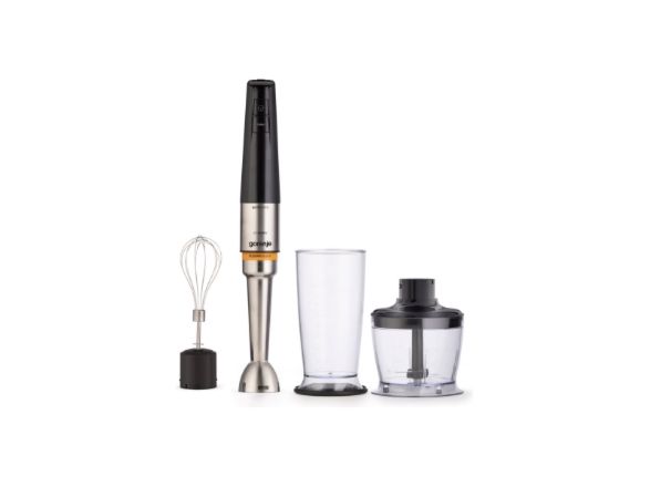 Gorenje HBX1200EB | 1200 W | Hand Maišytuvas | Jar material Plastic | Jar capacity 0.8 L | Nerūdijantis plienas
