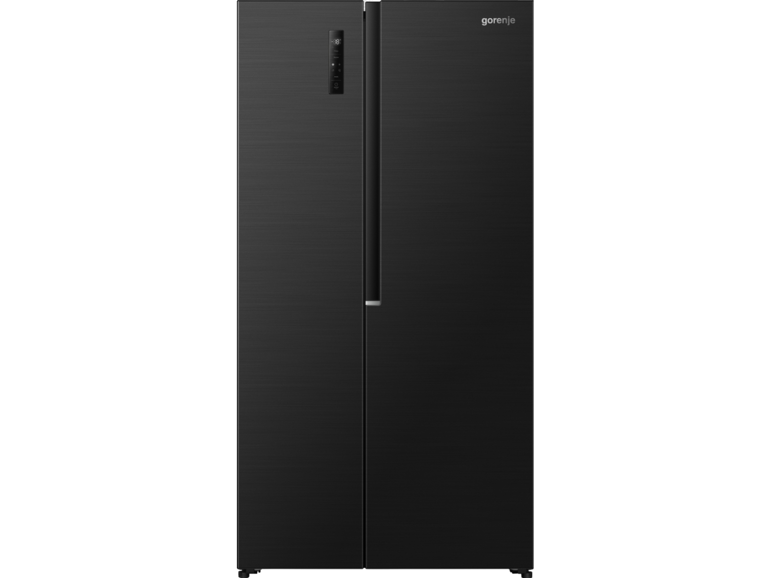 Gorenje HZF55082 NRS917E41BX G400, Fritstående, Amerikansk dør, Sort, 2 dør(e), Berøring, LED