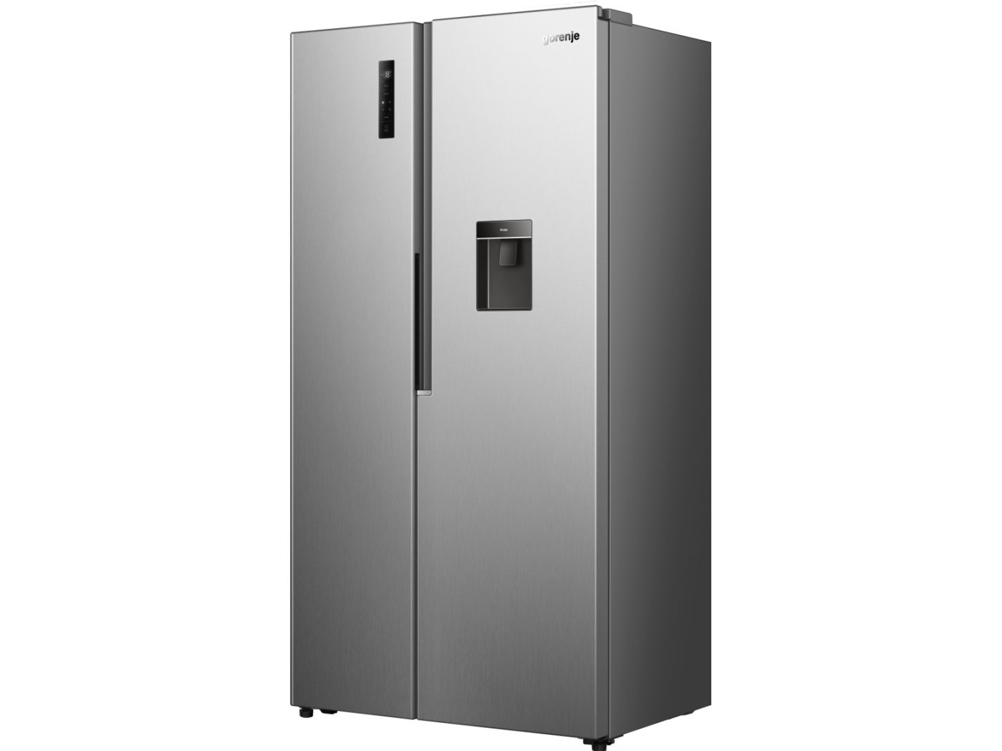 Gorenje HZF55082 NRS917E41XWD G400, Fritstående, Amerikansk dør, Grå, 2 dør(e), Berøring, LED