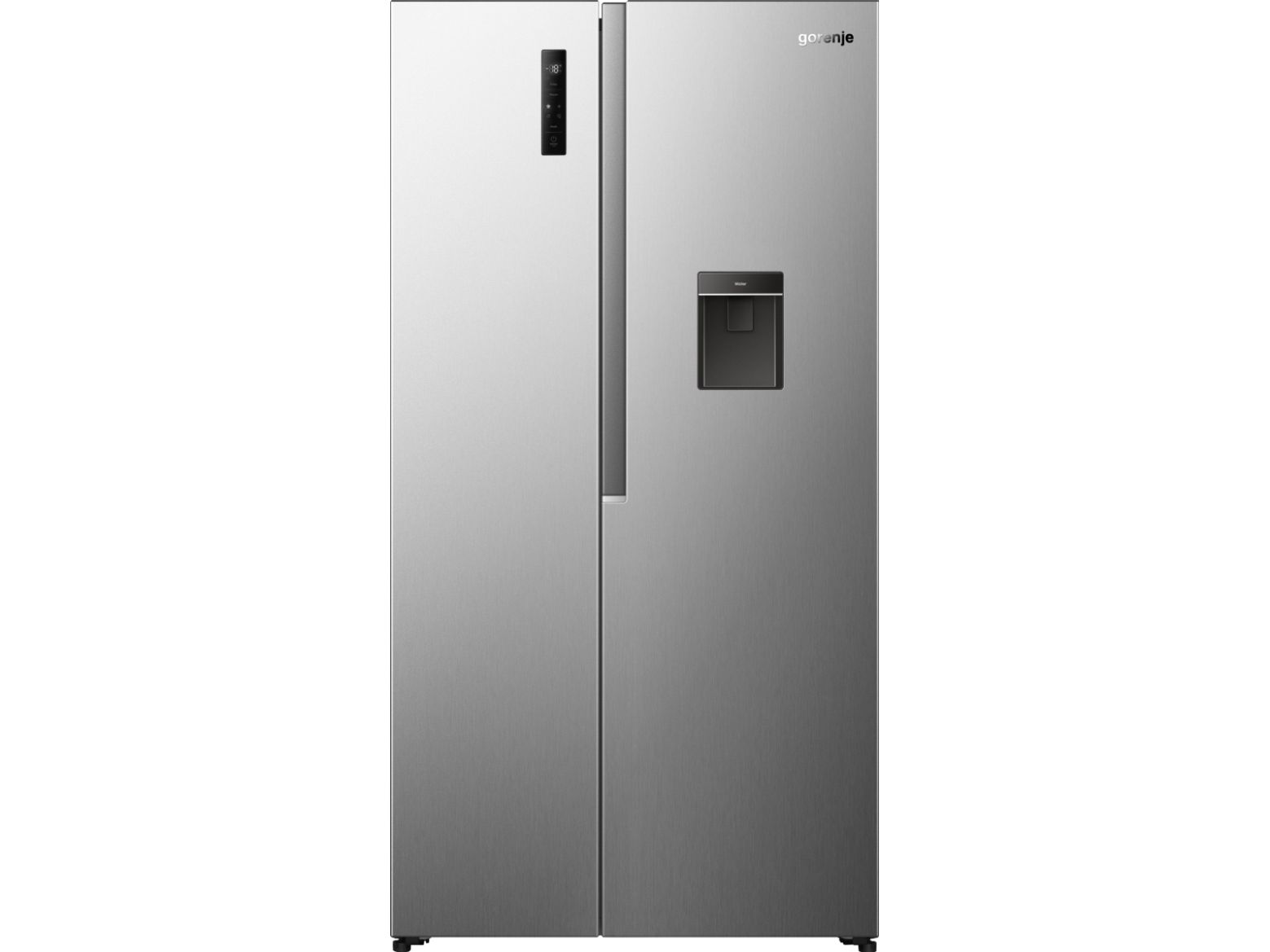 Gorenje HZF55082 NRS917E41XWD G400, Fritstående, Amerikansk dør, Grå, 2 dør(e), Berøring, LED