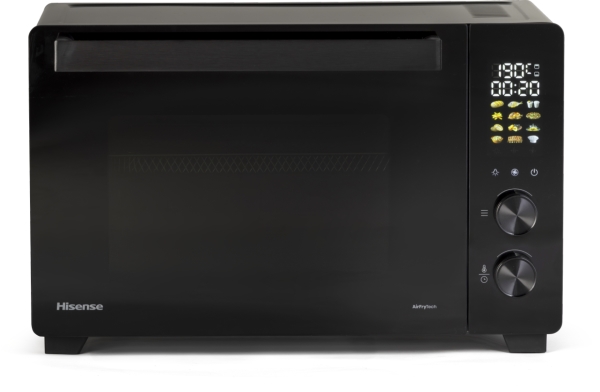 Hisense HOM30AF, 30 L, 1800 W, Fritstående, Sort, Dreje, Berøring, 1800 W