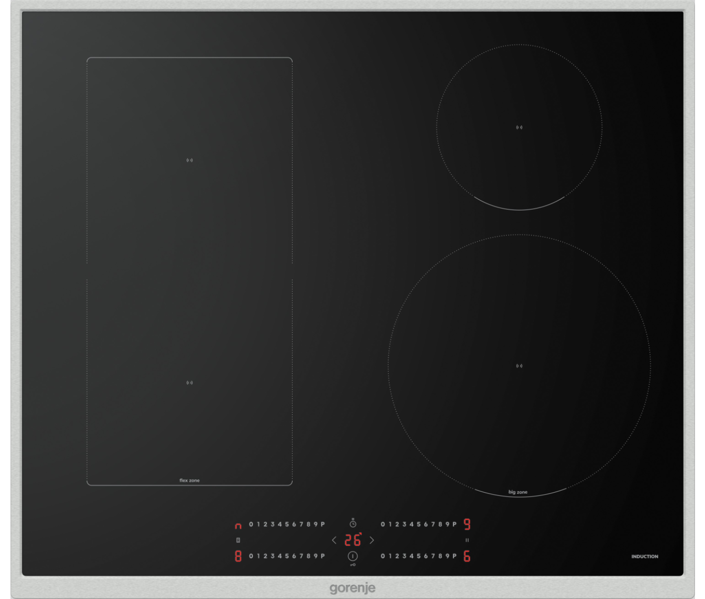 Gorenje GIC6422BX Induktionskogeplade