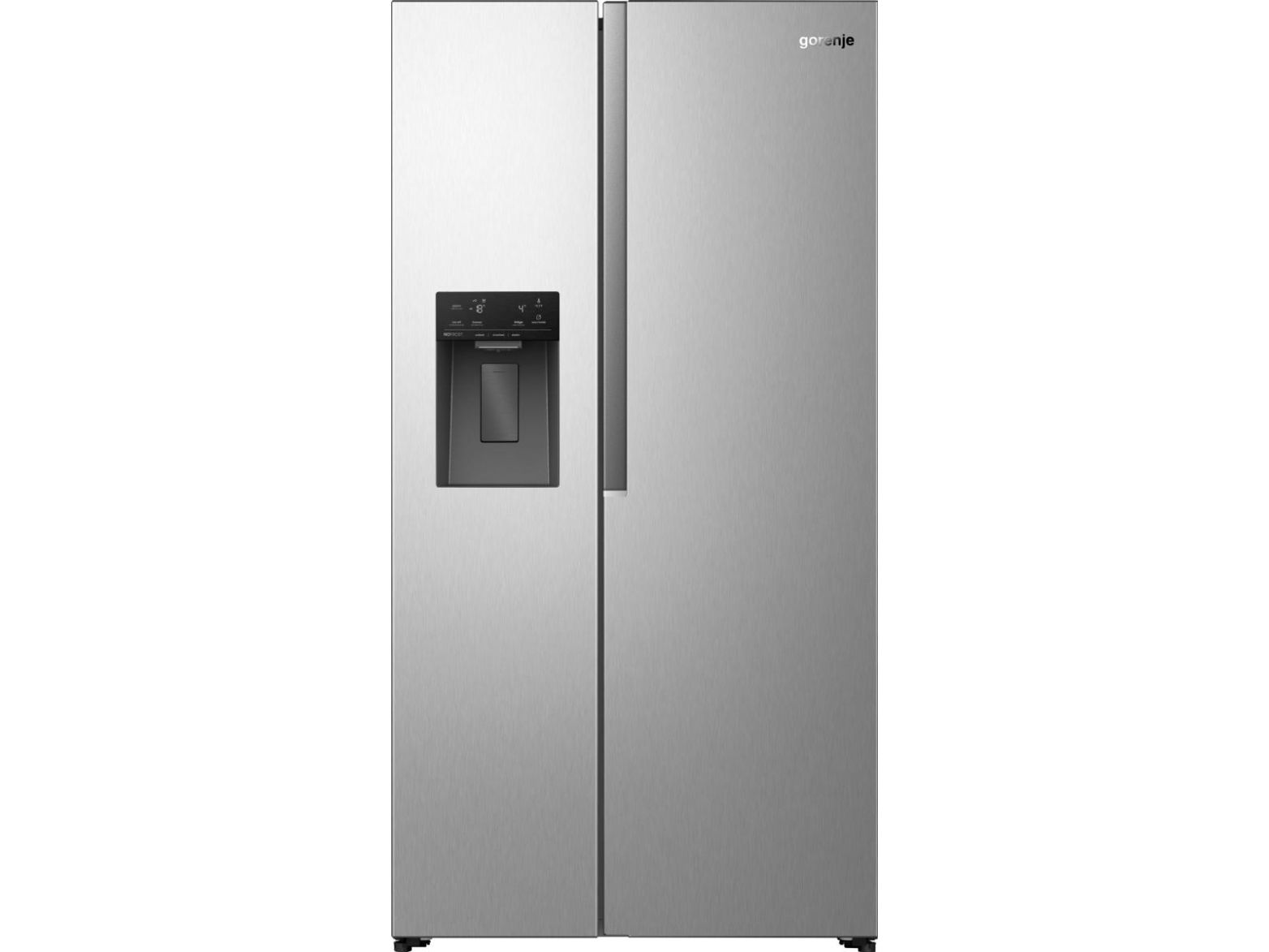 Gorenje HZF53082 NRS917E61X G600, Fritstående, Amerikansk dør, Grå, 2 dør(e), Berøring, LED