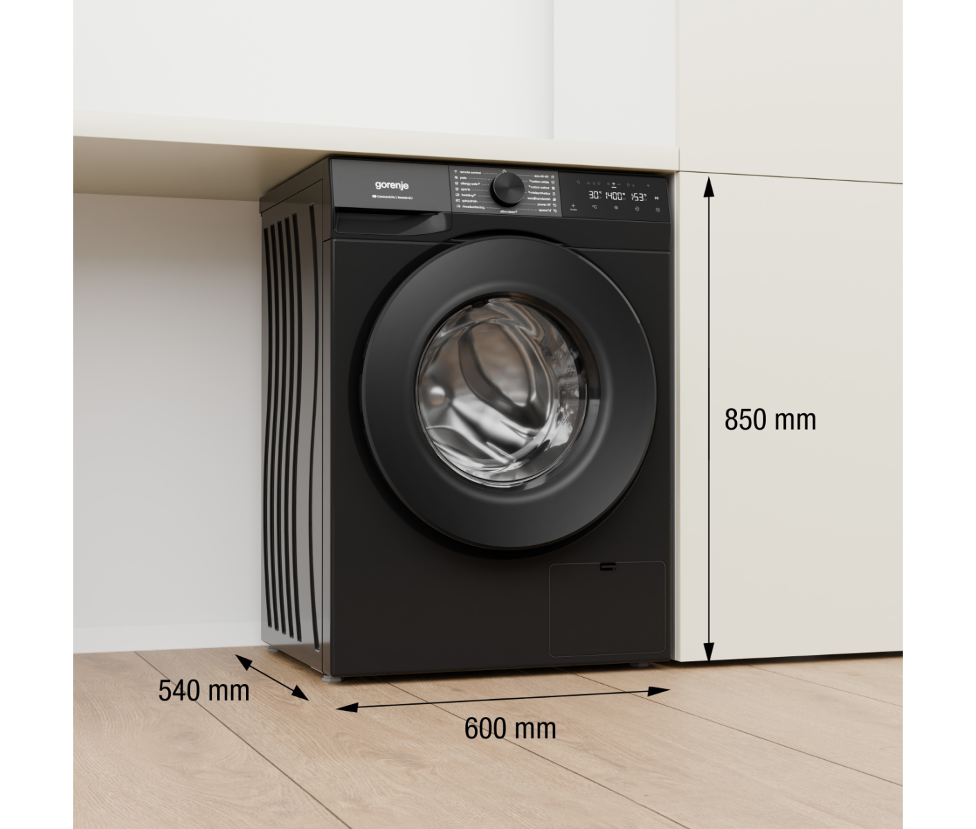 Gorenje WG484A31B   Vaskemaskine billede 3