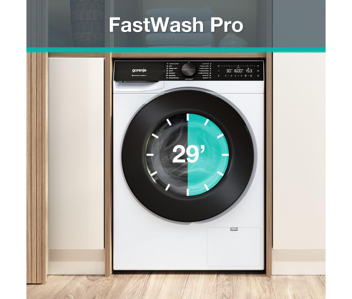 Gorenje WG6X4A4P3 Vaskemaskine billede 4