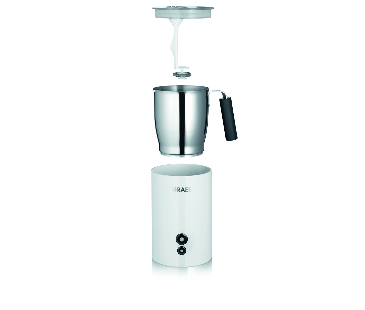 Graef Ms701eu Milk Frother White 450 Watt Mælkeskummer