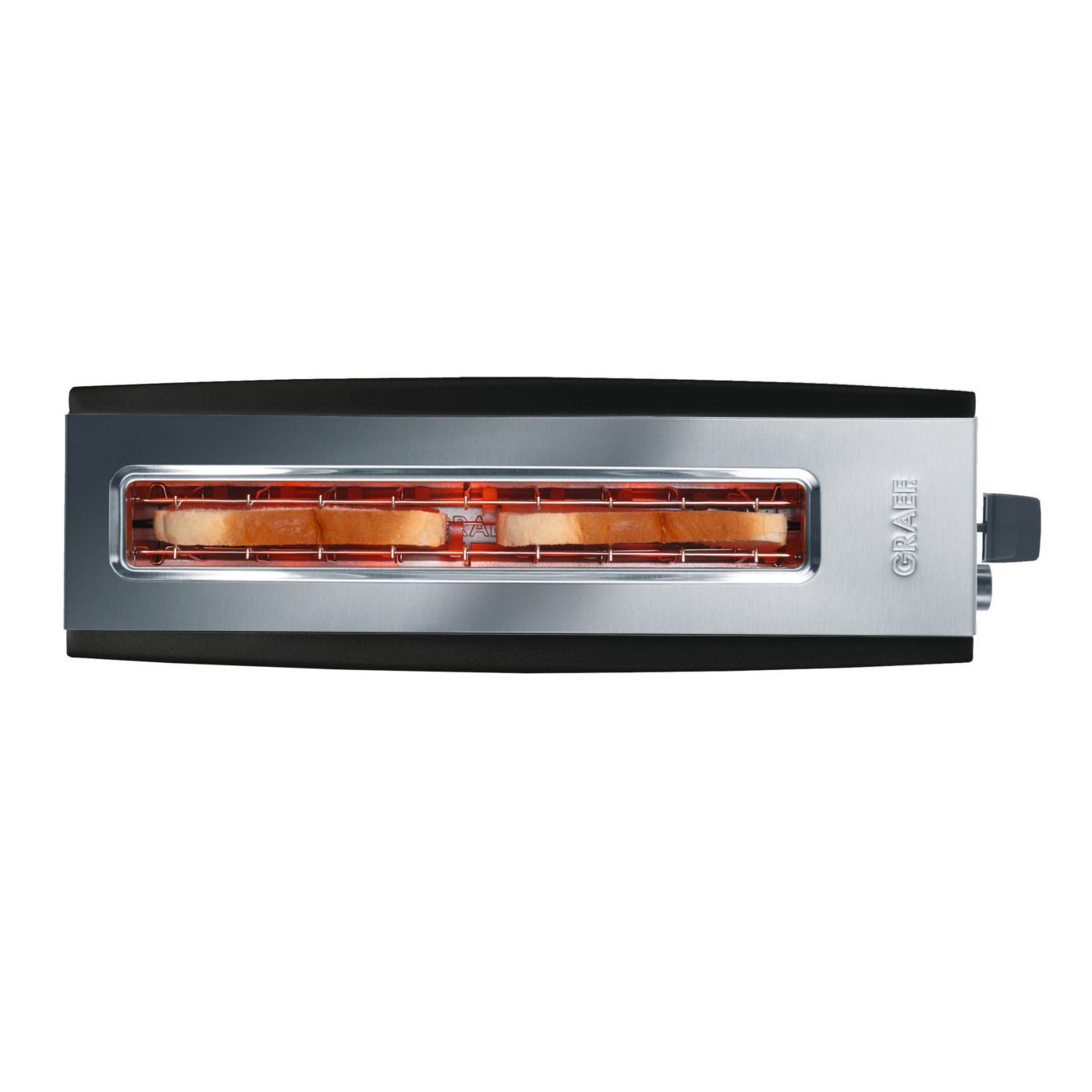 Graef TO92, 2 skive(r), Sort, Aluminium, Rustfrit stål, Knapper, Dreje, Bread slice centring Cable rewind Control knob with Clic-Clic function Extra-lift for simple..., 880 W billede 2