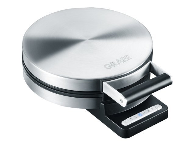 Graef Vaffeljern WA 80 - waffle maker - matt stainless steel billede 1