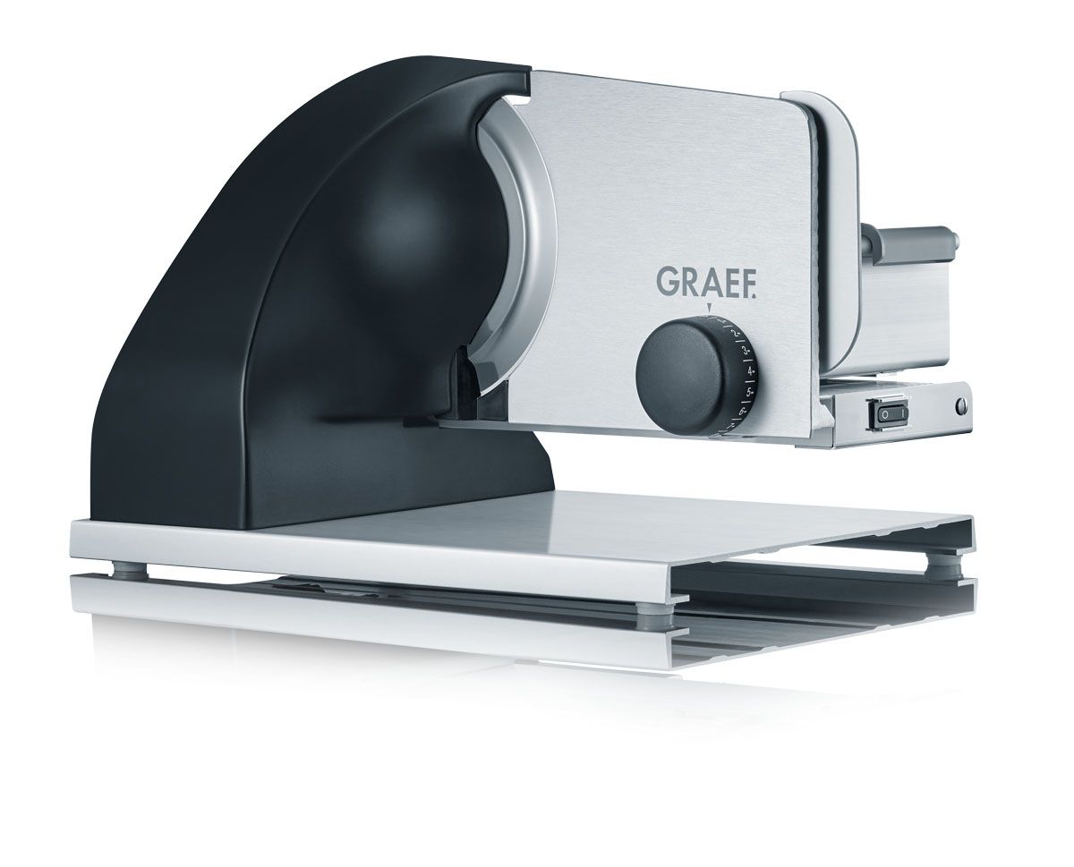 Graef SKS902EU, Elektrisk, 1,5 cm, Sort, Rustfrit stål, Aluminium, 19 cm, 185 W