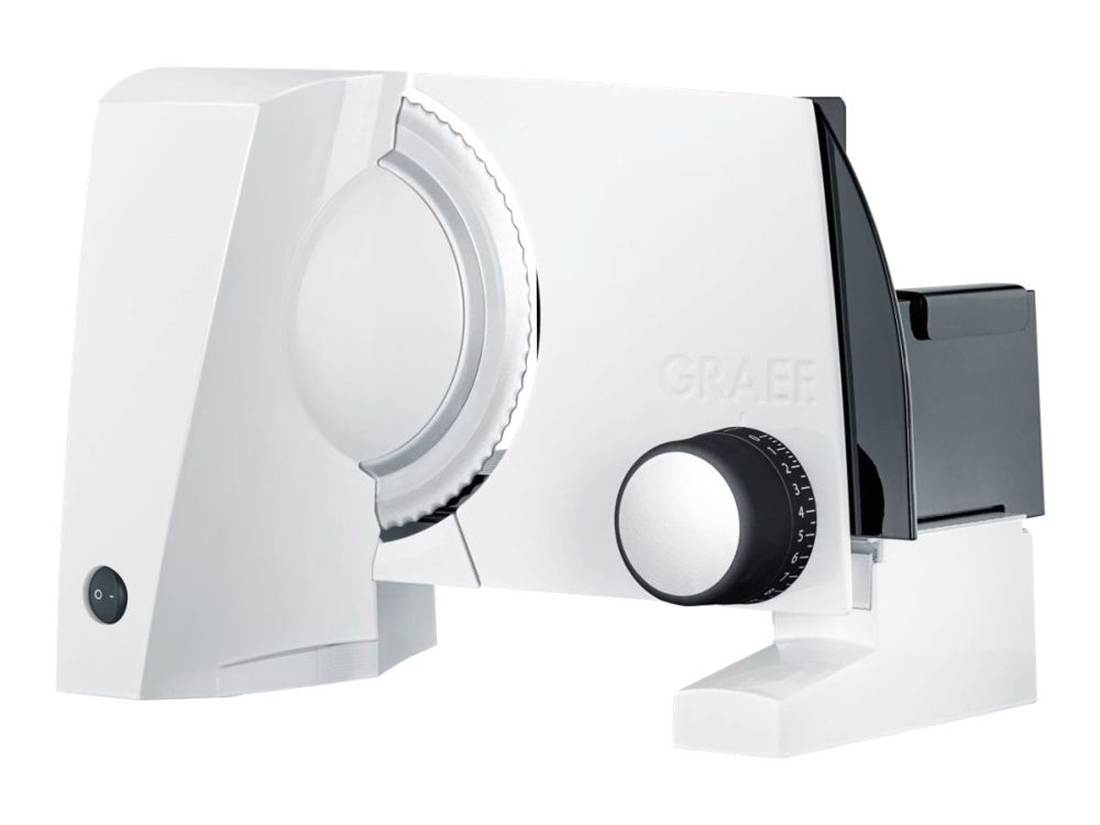 Graef Sliced Kitchen S 10001 - Skæremaskine - 170 W - hvid billede 3
