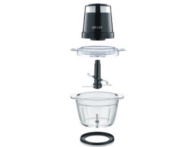 Graef CH501EU, 1 L, Hvid, Glas, Rustfrit stål, Knapper, 500 W
