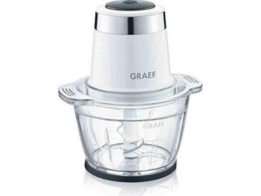 Graef CH501EU, 1 L, Hvid, Glas, Rustfrit stål, Knapper, 500 W