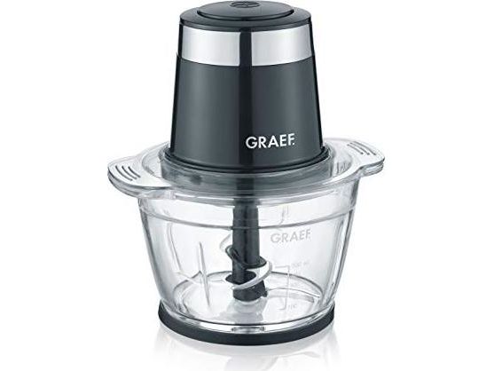 Graef CH502EU, Sort, Ost, Frugter, Kød, Grøntsager, Rustfrit stål, Glas, 1 L, 500 W