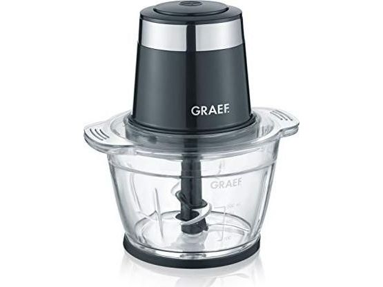Graef CH502EU, Sort, Ost, Frugter, Kød, Grøntsager, Rustfrit stål, Glas, 1 L, 500 W