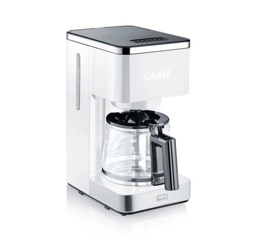 Graef FK 401, Dråbe kaffemaskine, 1,25 L, Malet kaffe, Hvid billede 2