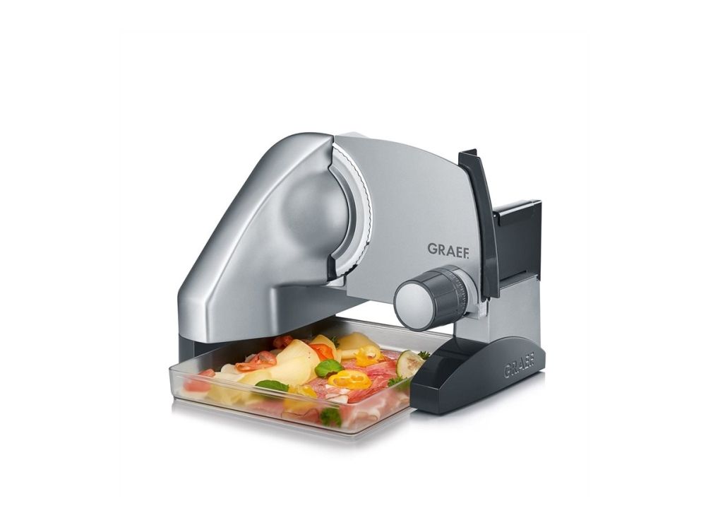 Graef Sliced Kitchen Family Line SKS 500 - Skæremaskine - 170 W - sølv