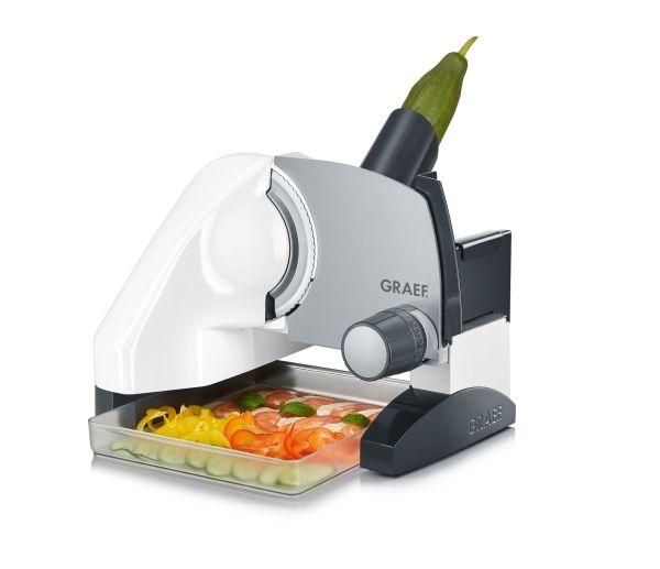 Graef SKS 500, Elektrisk, 3 cm, Sort, Rustfrit stål, Hvid, Metal, 17 cm, 170 W