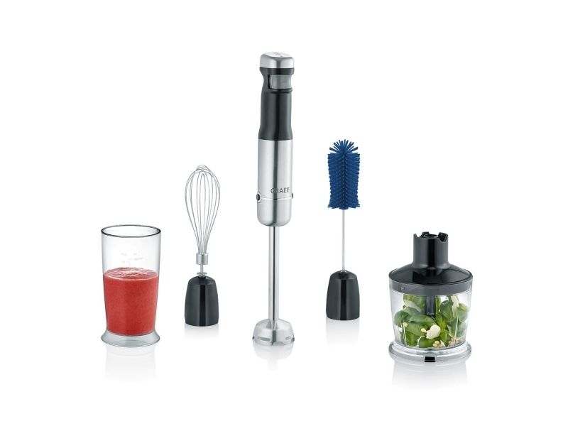 Graef HB802, Nedsænkning blender, 200 W, Sort, Rustfrit stål billede 1