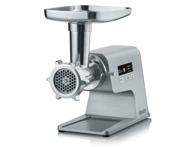 Graef FW 500, 400 W, Sølv, 8 mm, 2,5 kg/min, Rustfrit stål, Aluminium