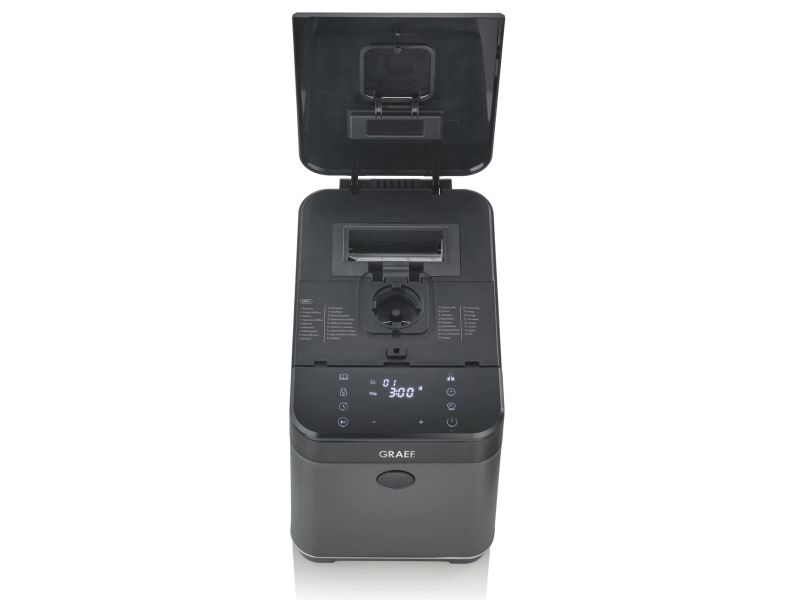 Graef BA806, 750 g, Timer, Variabel skorpe bruning kontrol, Holde varm funktion, 520 W, Sort, Grå