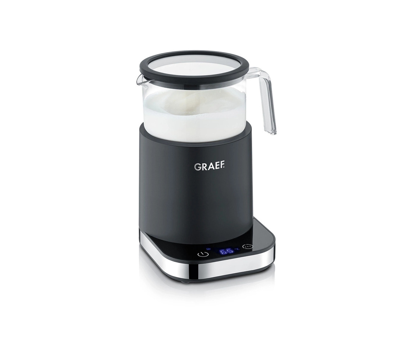 Graef Mælkeskummer Glas Sort billede 2