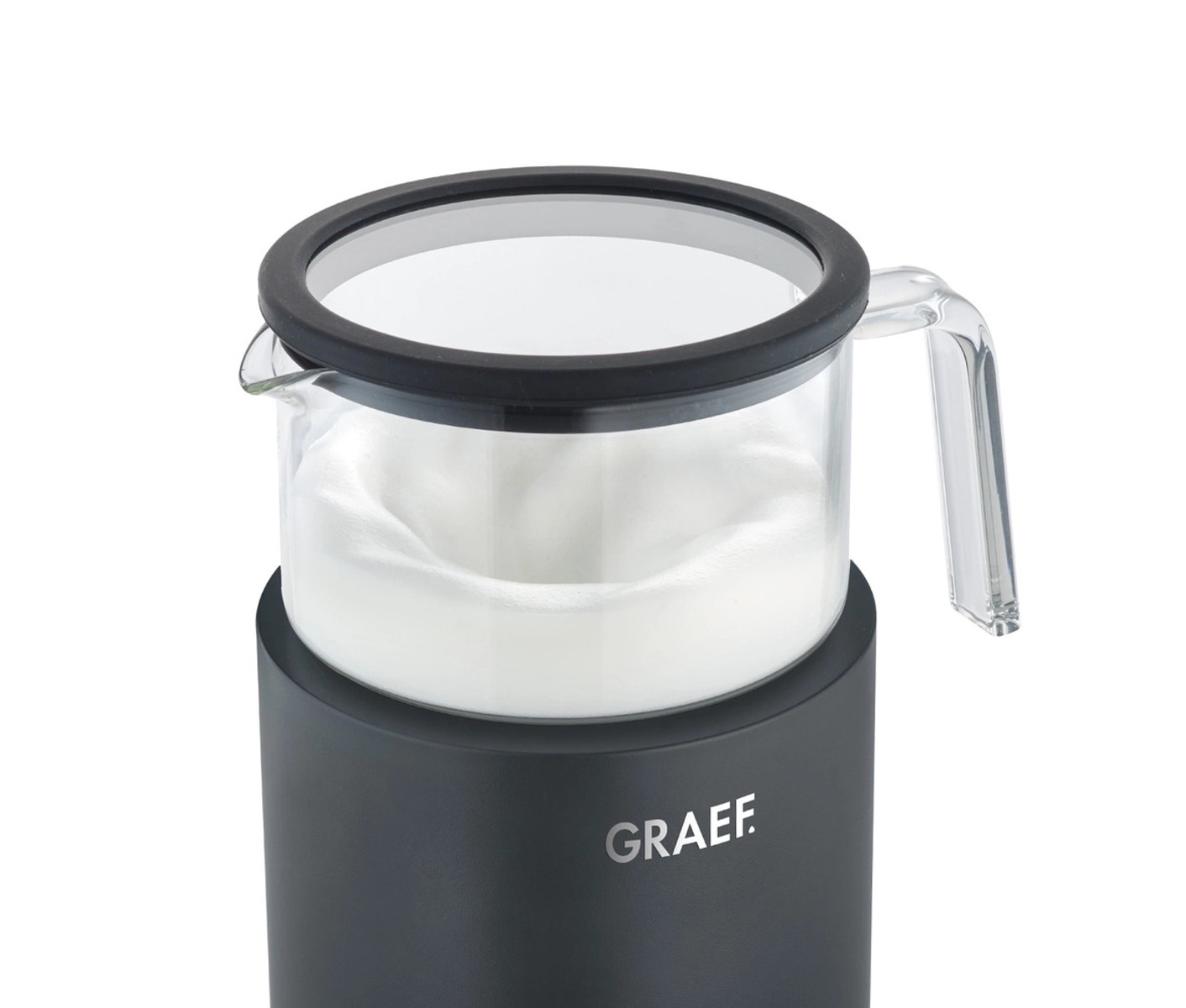 Graef Mælkeskummer Glas Sort billede 3