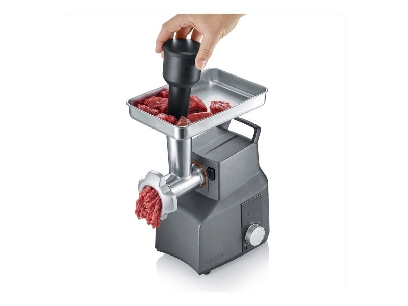 Graef FW706, 800 W, Sort, Sølv, 2,6 kg/min, Rustfrit stål, Aluminium, Metal, Rustfrit stål