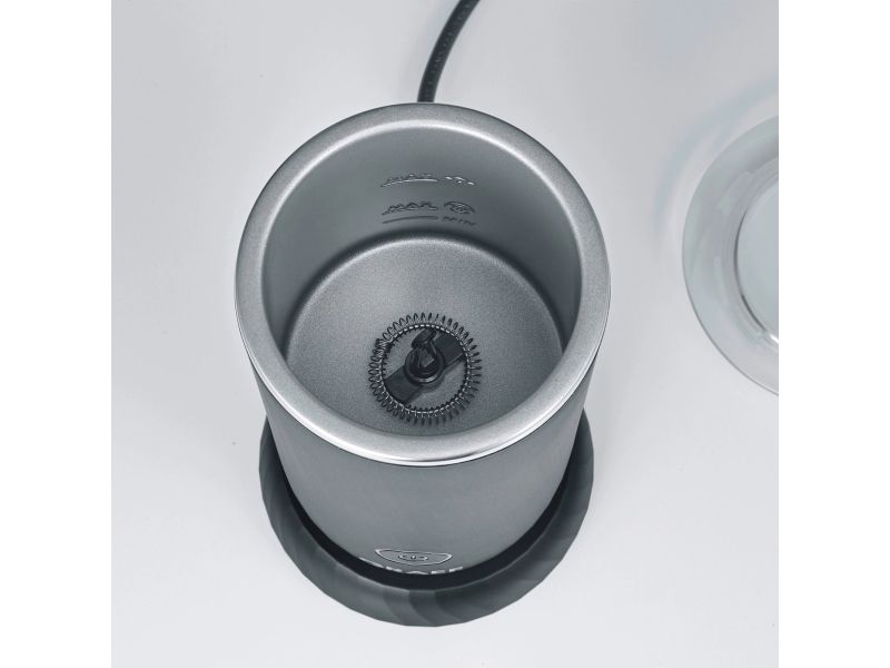 Graef MS402, Automatisk mælkeskummer/varmer, Sort, Rustfrit stål, 115 ml, 230 ml, 0,24 L