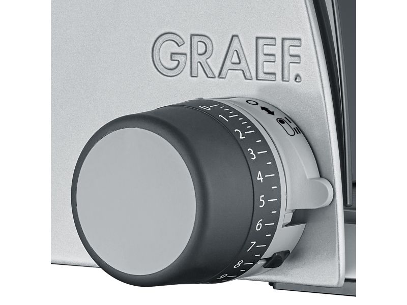 Graef S42000, Elektrisk, 2 cm, Sølv, Metal, Rustfrit stål, 17 cm, 170 W