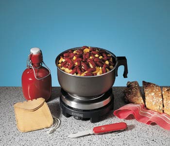 Rommelsbacher RK 501/S, Sort, Bordplade, Forseglet plade, 1 zone(s), 1 zone(s), Simre