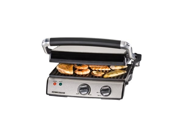 Rommelsbacher KG 2020 - Grill - elektrisk - 1334 qcm - rustfrit stål billede 4