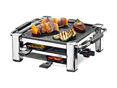 Rommelsbacher RCC 1000 Fashion - Raclette/grill - 1 kW - krom