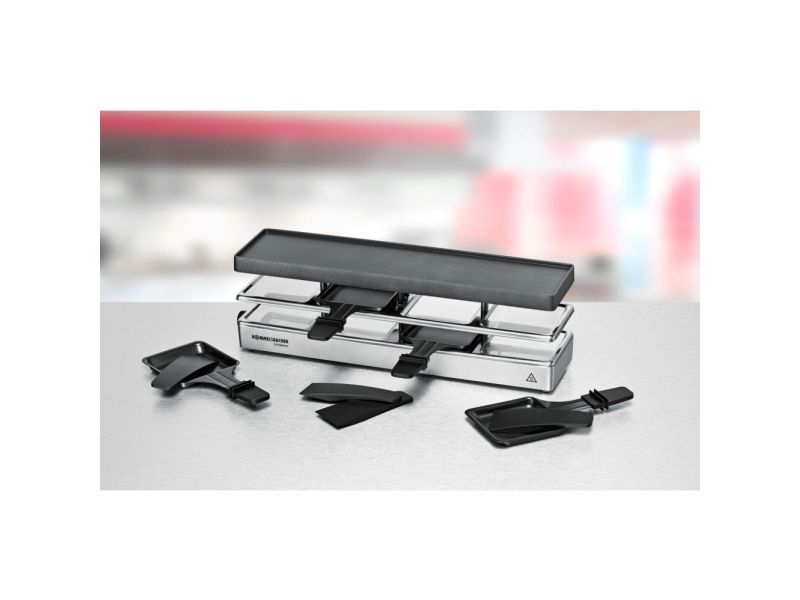Rommelsbacher RC 800, 4 person(er), Aluminium, 1 zone(s), Sort, Sølv, Rektangulær, Status