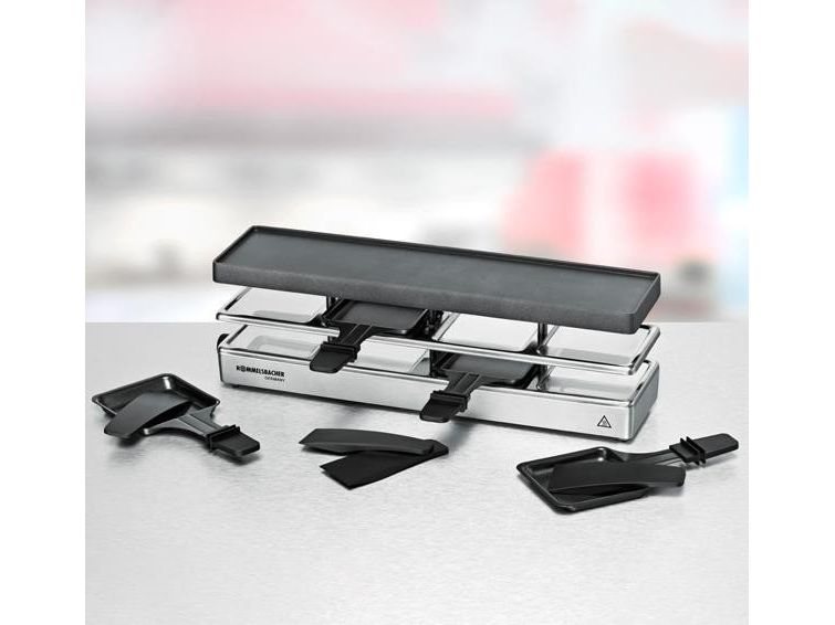 Rommelsbacher RC 800, 4 person(er), Aluminium, 1 zone(s), Sort, Sølv, Rektangulær, Status