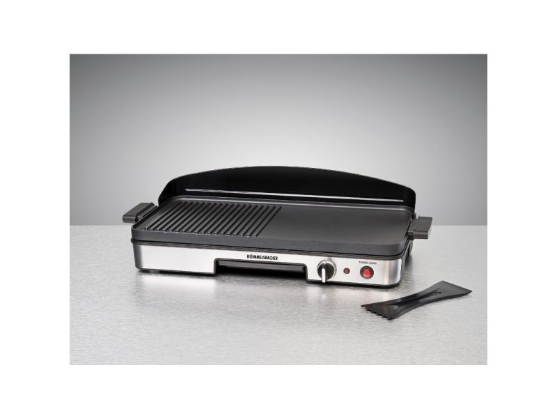 Rommelsbacher BBQ 2003 - Grill - elektrisk - 1250 cm2 - rustfrit stål/sort
