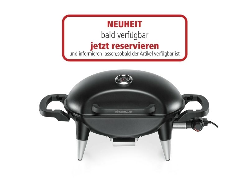 Rommelsbacher BBQ 4000, 2200 W, Grill, Elektrisk, 300 °C, Bordplade, Stegeplade