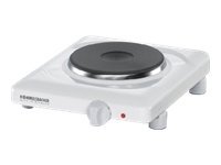 Rommelsbacher THL 1097 - El-varmeplade - 1 kW - hvid