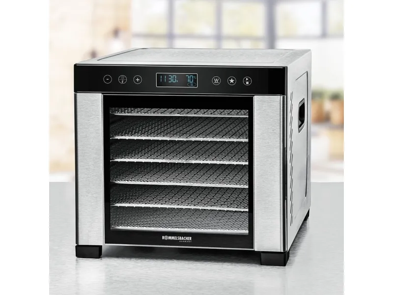 Rommelsbacher DA 950, Sort, Rustfrit stål, Rustfrit stål, LCD, 99 t, 6000 cm², 380 x 394 mm