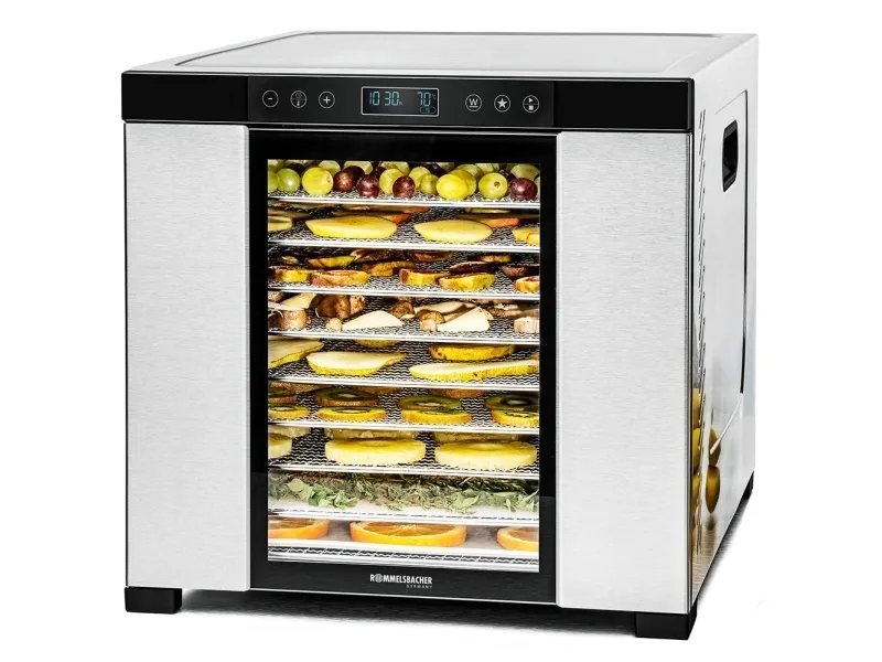 Rommelsbacher DA 1050, Sort, Rustfrit stål, Rustfrit stål, LCD, 99 t, 16000 cm², 380 x 394 mm