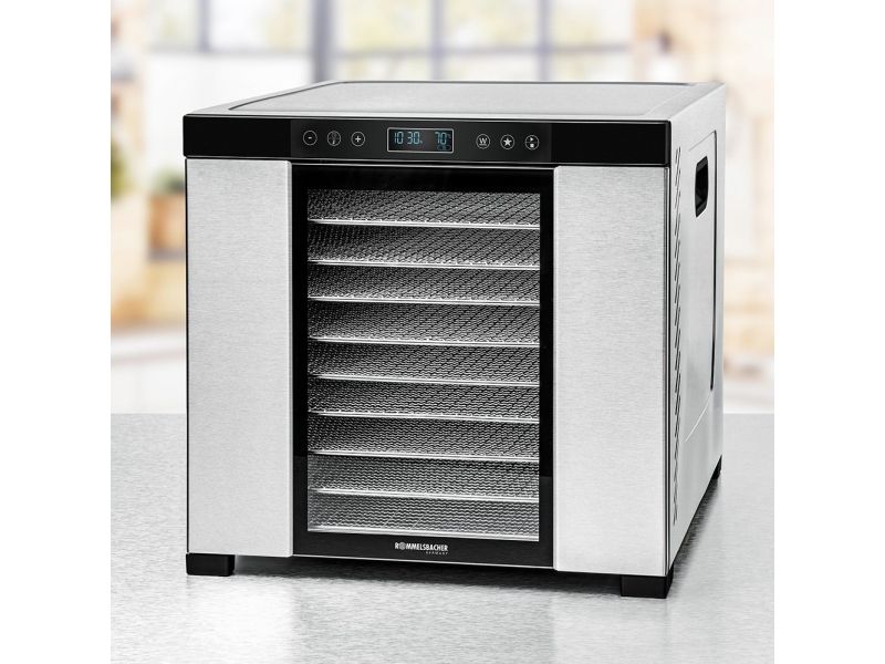 Rommelsbacher DA 1050, Sort, Rustfrit stål, Rustfrit stål, LCD, 99 t, 16000 cm², 380 x 394 mm