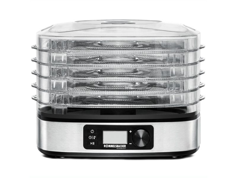 Rommelsbacher DA 350 - Fødevaretørrer - 350 W - rustfrit stål