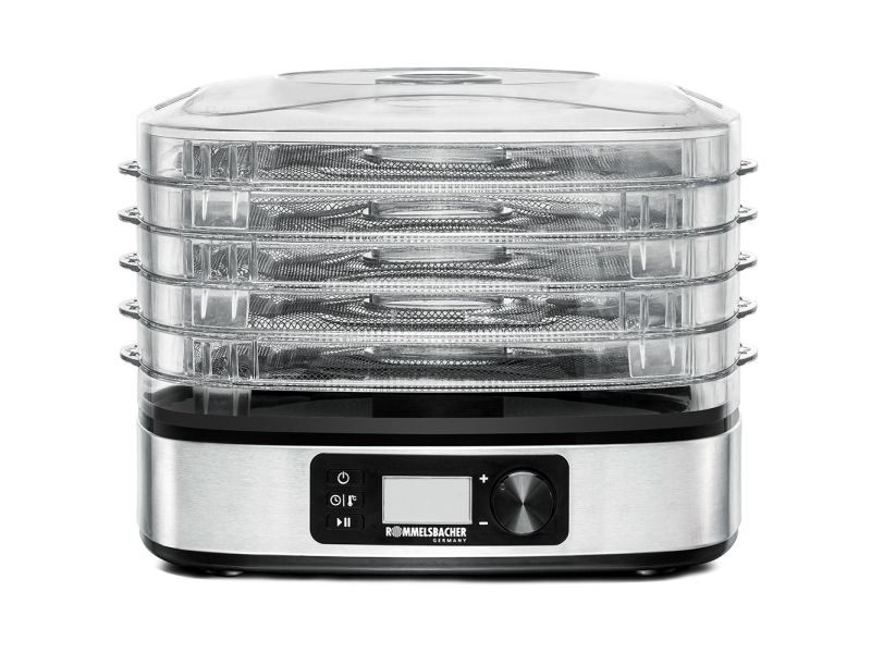 Rommelsbacher DA 350 - Fødevaretørrer - 350 W - rustfrit stål