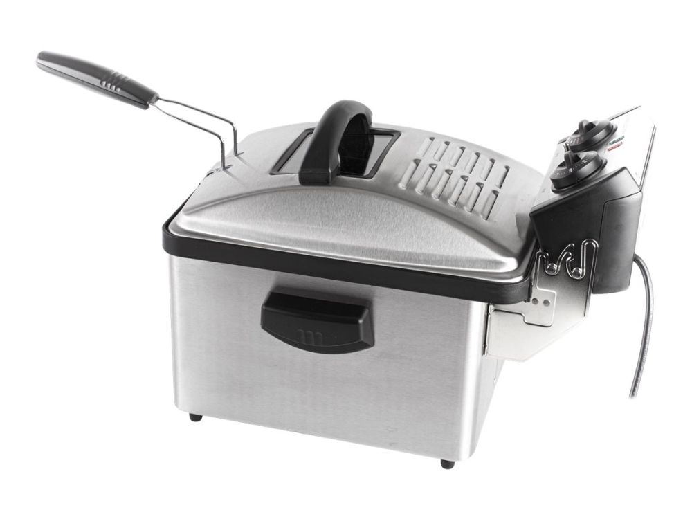 Rommelsbacher FRP 2135/E - Fritureapparat - 2.1 kW - rustfrit stål
